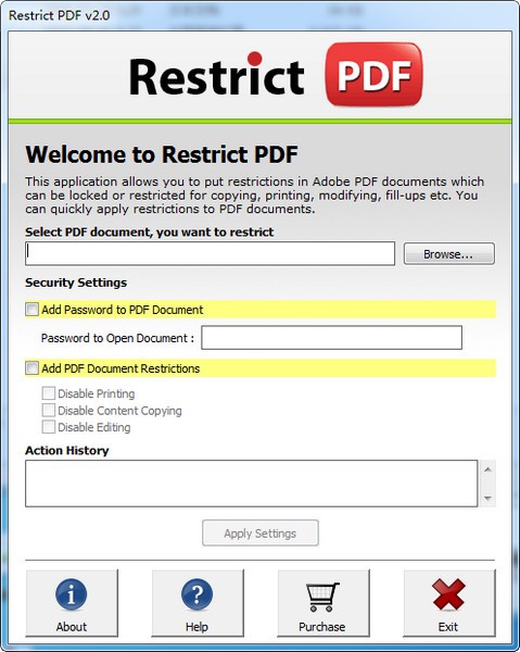 PCVARE Restrict PDF