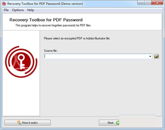 Recovery Toolbox for PDF Password