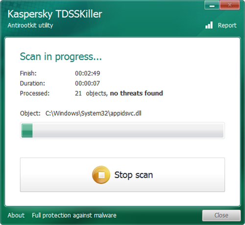 Kaspersky TDSSKiller